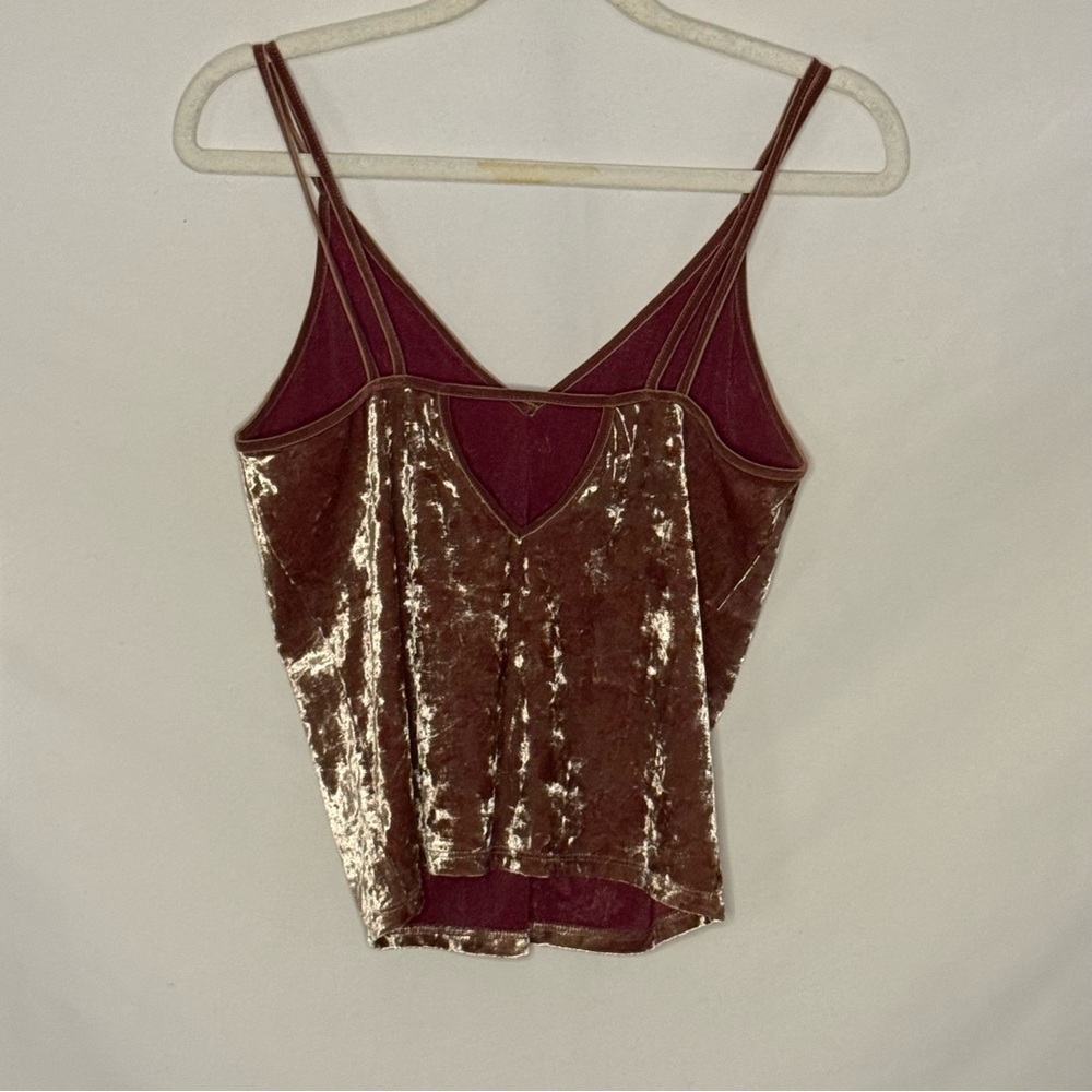 American Eagle Outfitters Shiny Copper Camisole - Picture 2 of 3